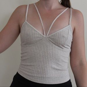 NWT Zara Strappy Ribbed Tank